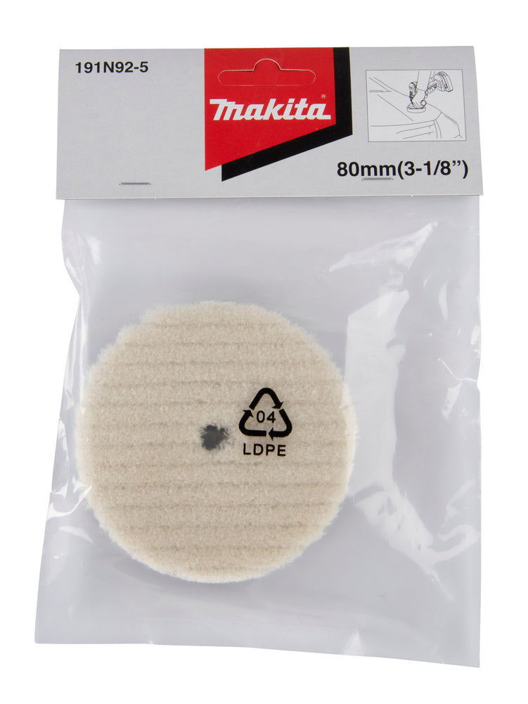 191N92-5 Woll-Polierpad Ø 80 mm
