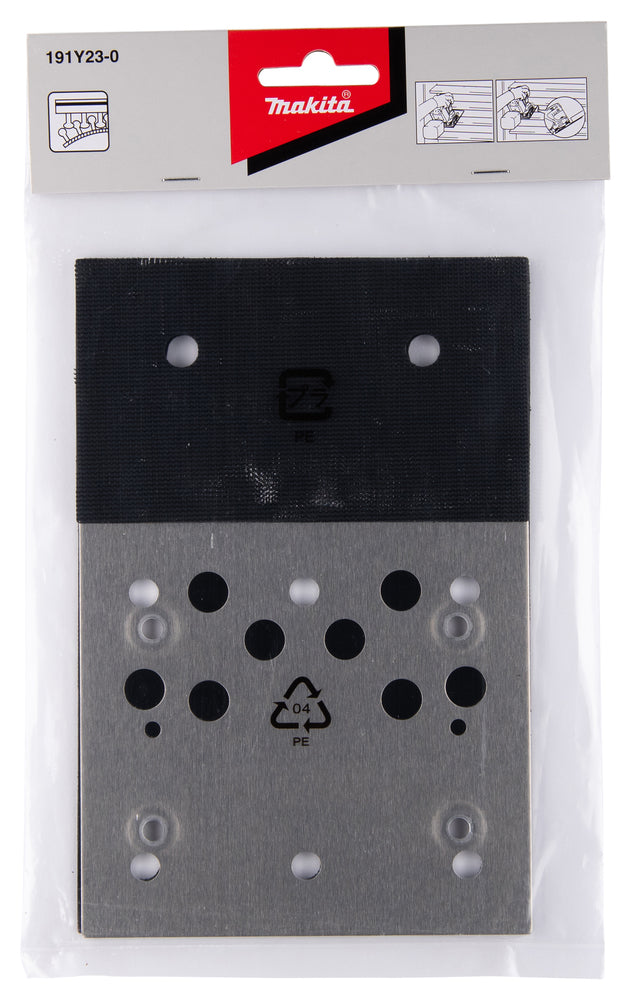 191Y23-0 Grundplatte Klett rechteckig