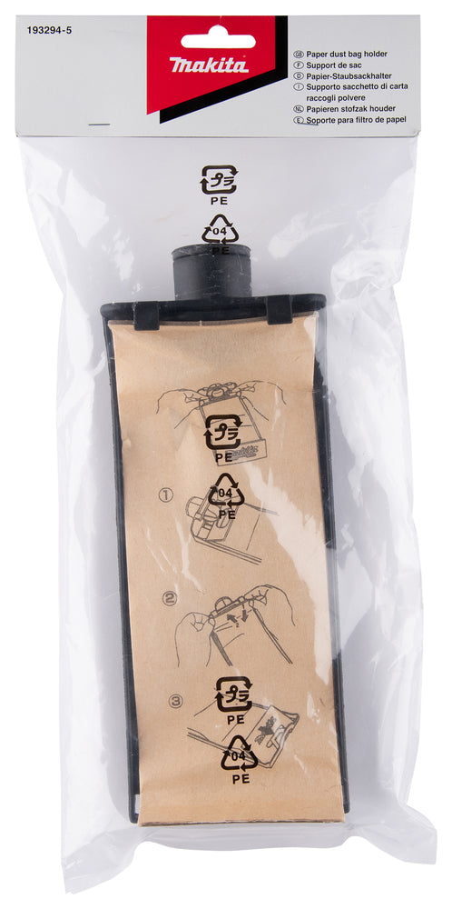 193294-5 Staubsackhalter inkl. 1 x Staubsack