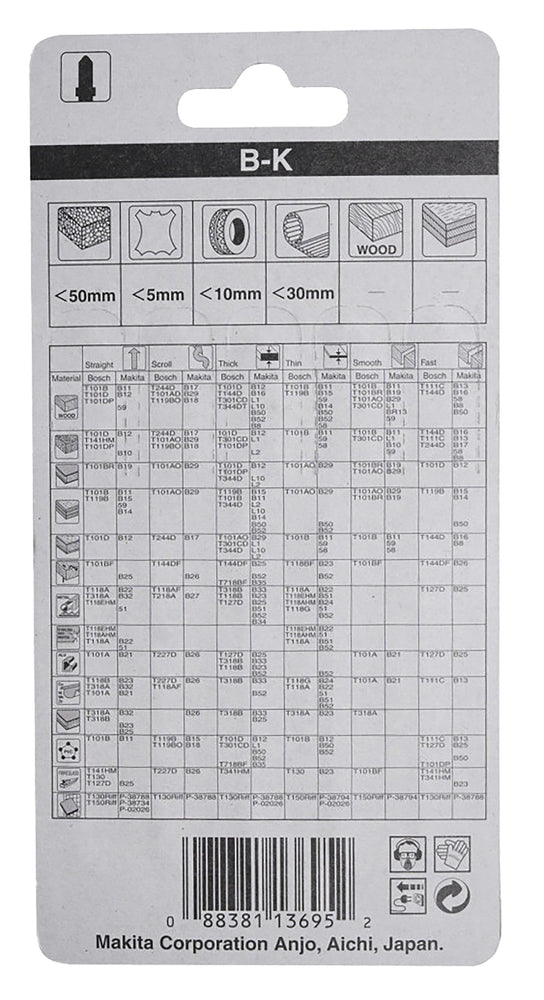 Stichsägeblatt B-K Dämmstoff/Leder/Gummi A-80416