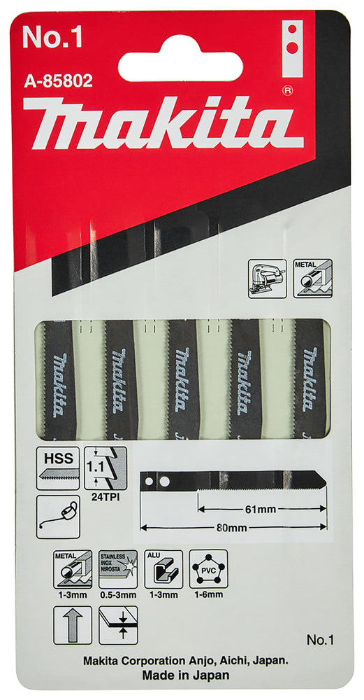 A-85802 Stichsägeblatt Nr.1 Metall/Kunststoff