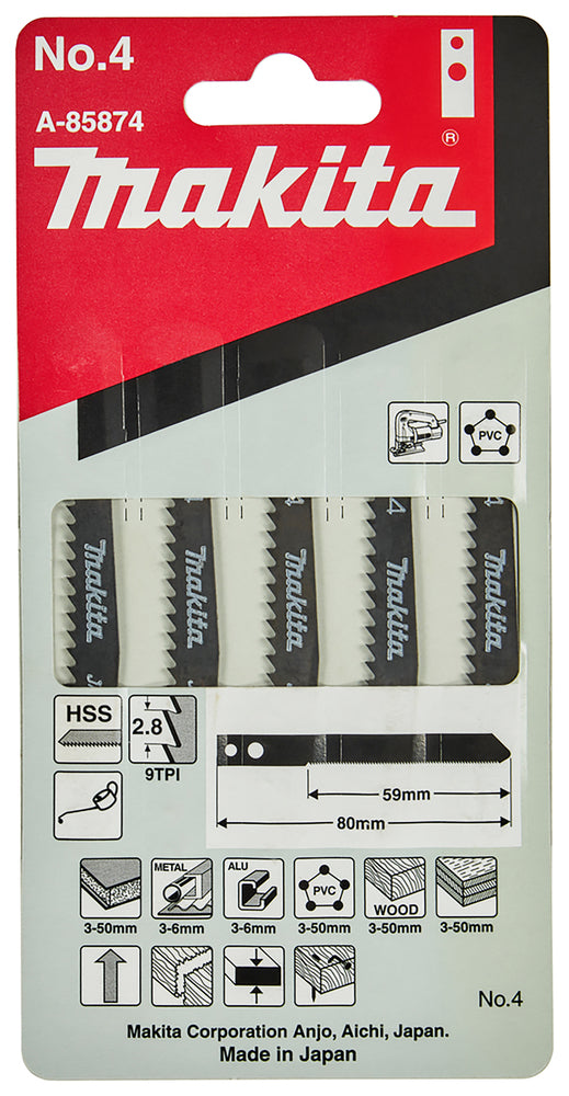 Stichsägeblatt Nr.4 Holz/Metall/Kunststoff A-85874