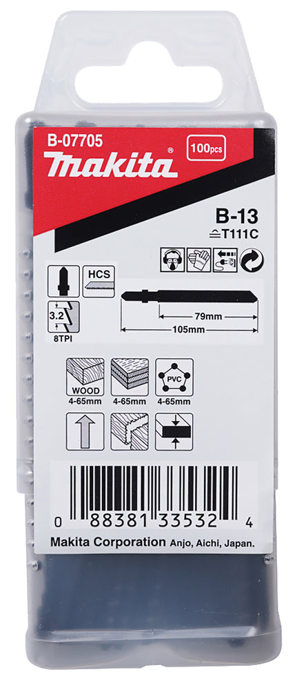 Stichsägeblatt B-13 Weichholz/Kunststoff B-07705
