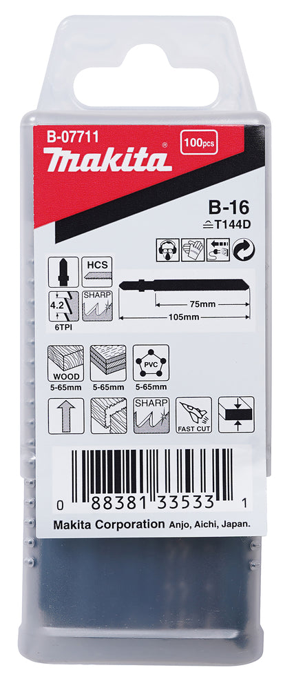 Stichsägeblatt B-16 Holz/Kunststoff B-07711
