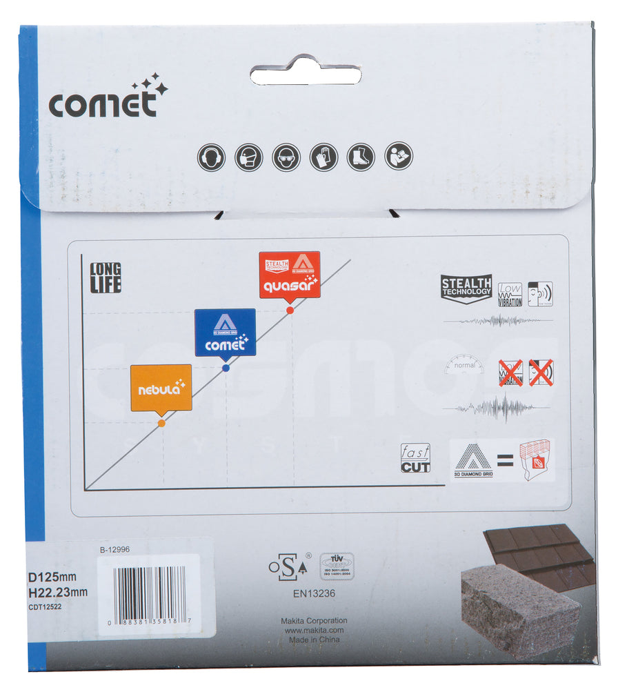 Diamanttrennscheibe Comet Turbo 125mm
