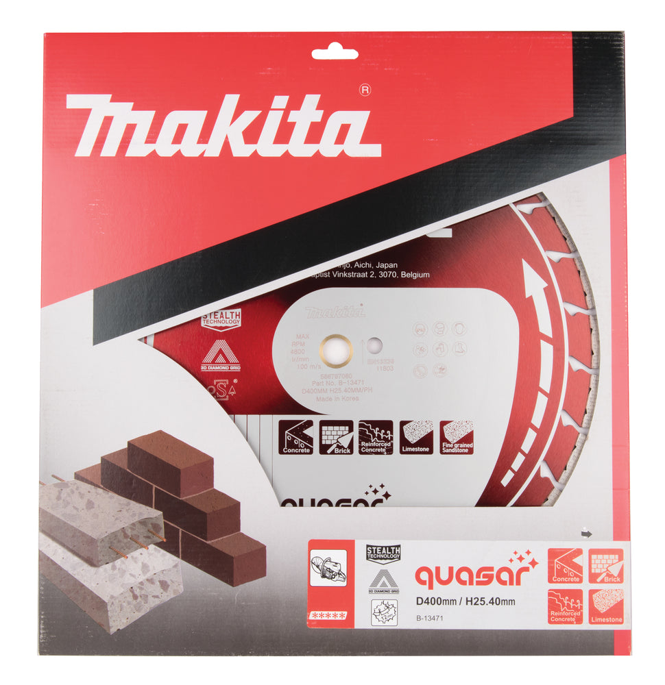 B-13471 Diamanttrennscheibe Quasar 400mm