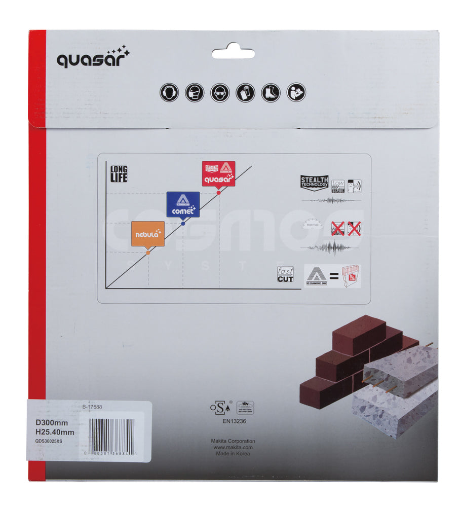 B-17588 Diamanttrennscheibe Quasar 300mm
