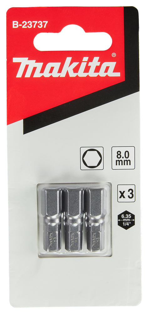 B-23737 Bit 6-kant H8 Standard