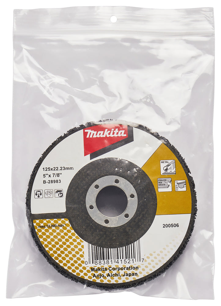 Reinigungsscheibe schwarz 125mm