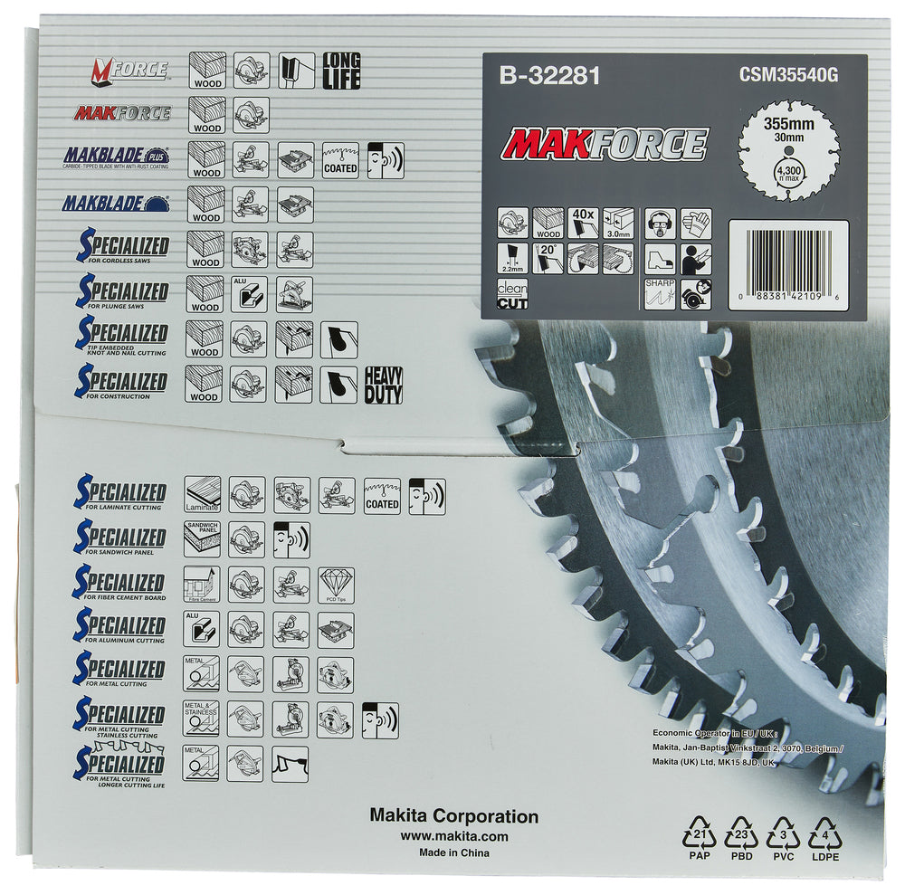 B-32281 Kreissägeblatt MAKFORCE
