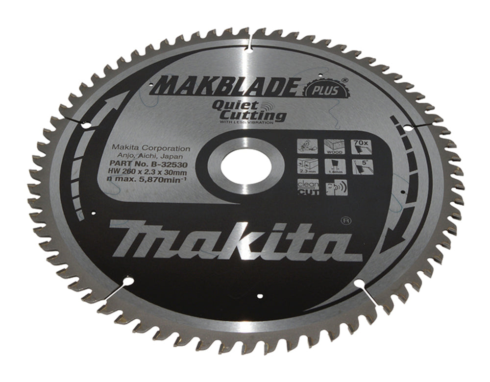 MAKBLADE+ Sägeb. 260x30x70Z B-32530