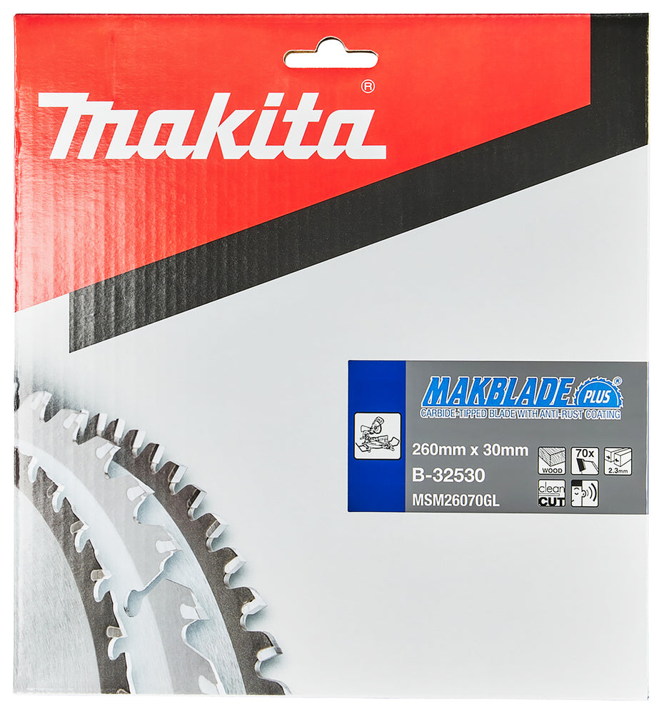 Kreissägeblatt 260x30x70Z MAKBLADE PLUS