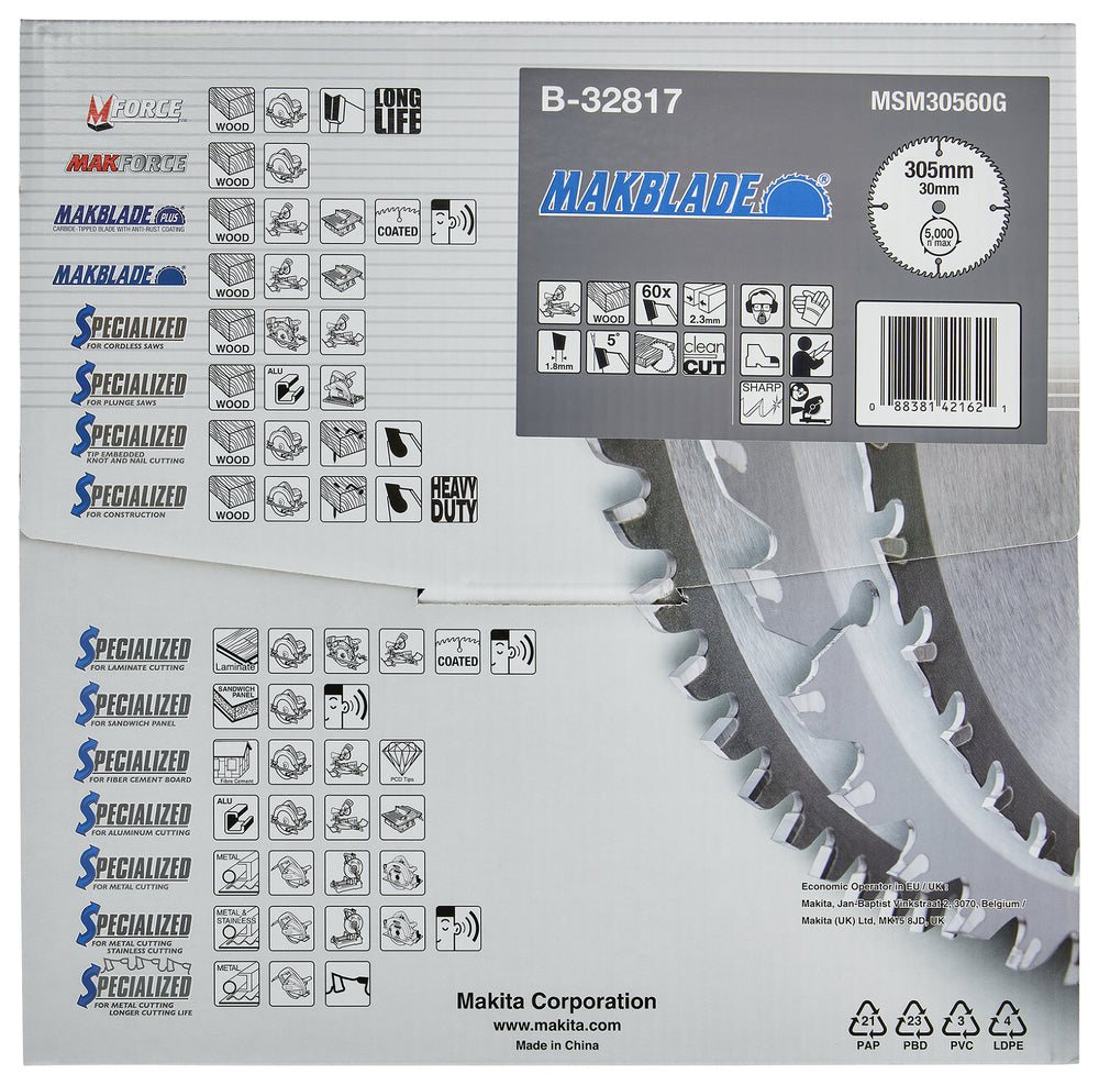 MAKBLADE Sägeb. 305x30x60Z B-32817