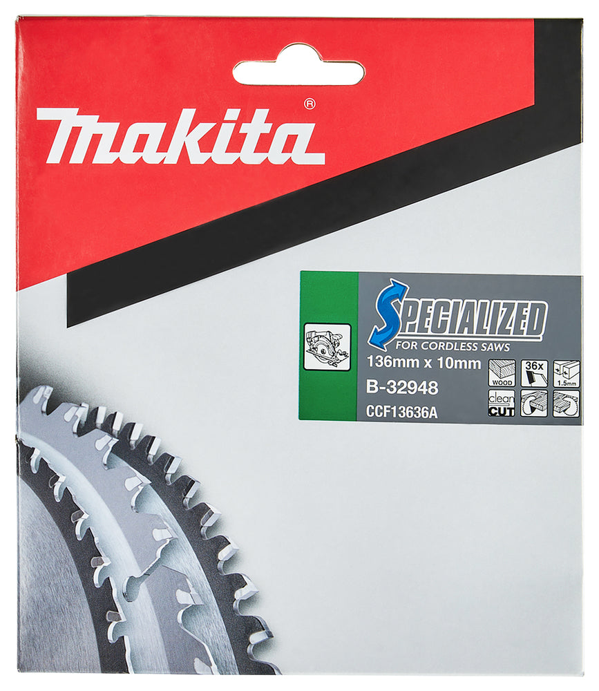 Kreissägeblatt 136x10x36Z Specialized Holz