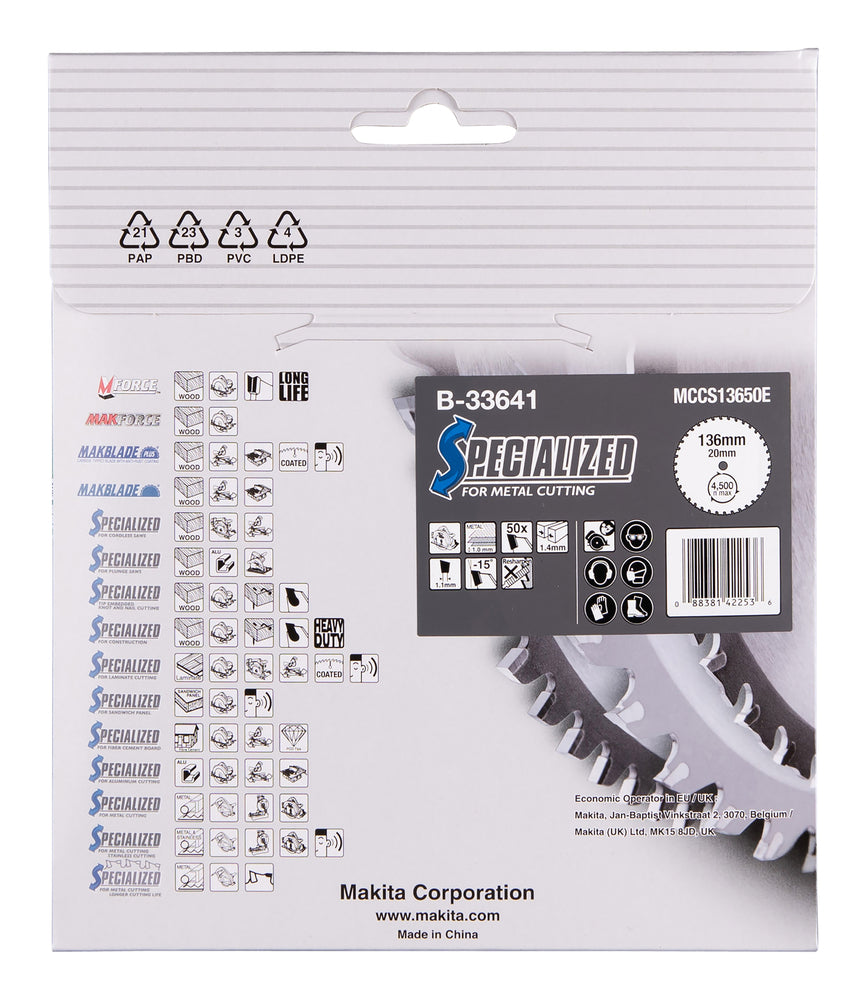 B-33641 SPECIALIZED Sägeb.136x20x50Z