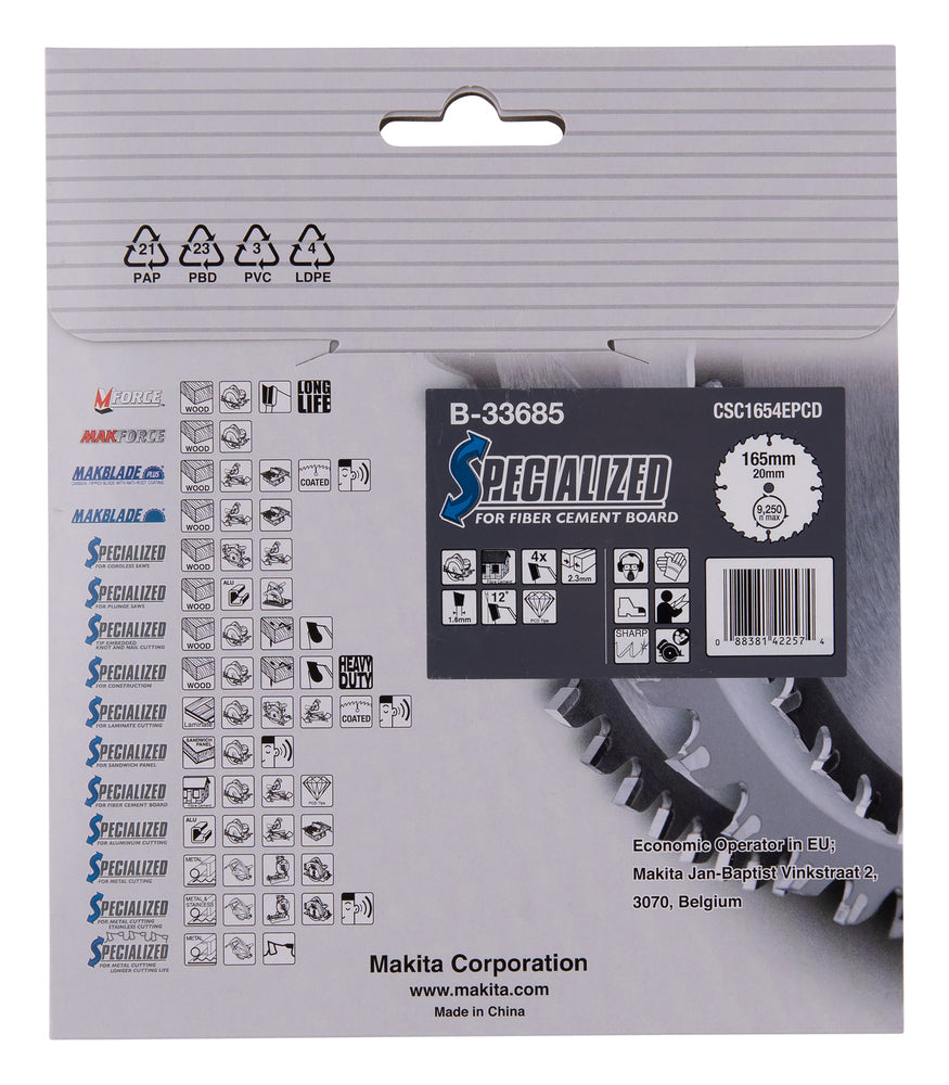 B-33685 SPECIALIZED Sägeb.165x20x4Z