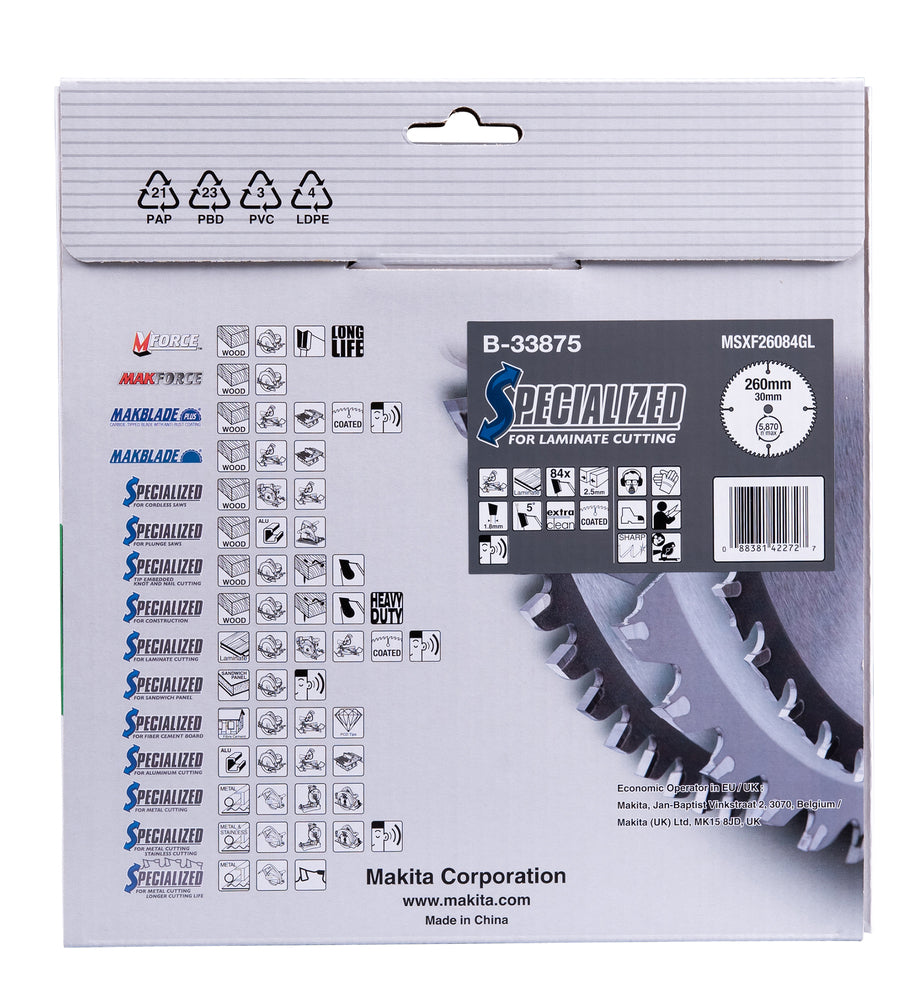 B-33875 SPECIALIZED Sägeb.260x30x84Z