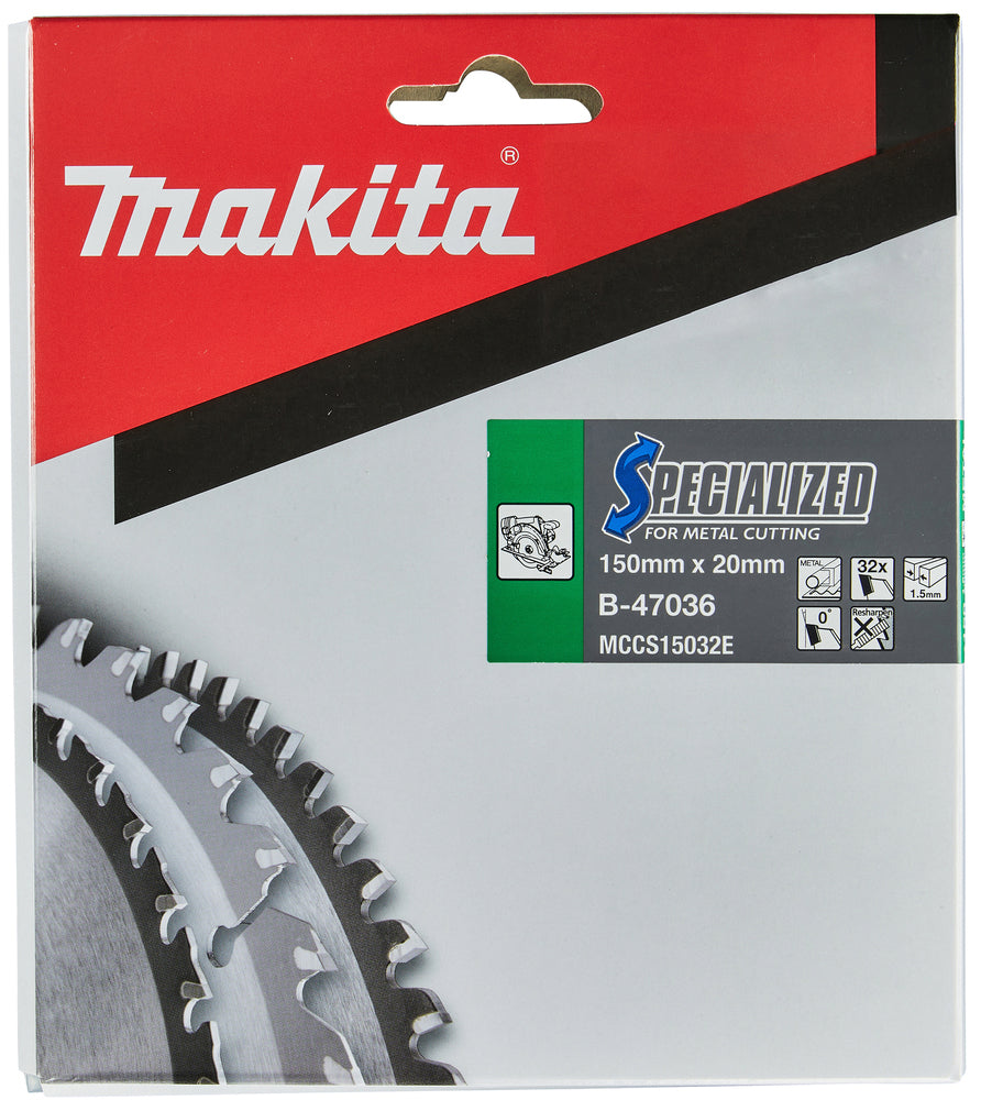 Sägeblatt für Metall 150x20x32Z B-47036