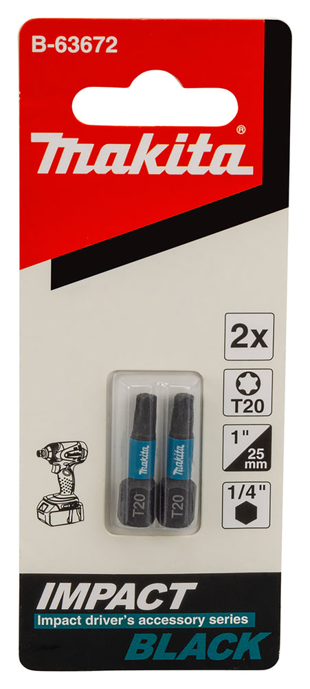 B-63672 Bit T20 Impact Black