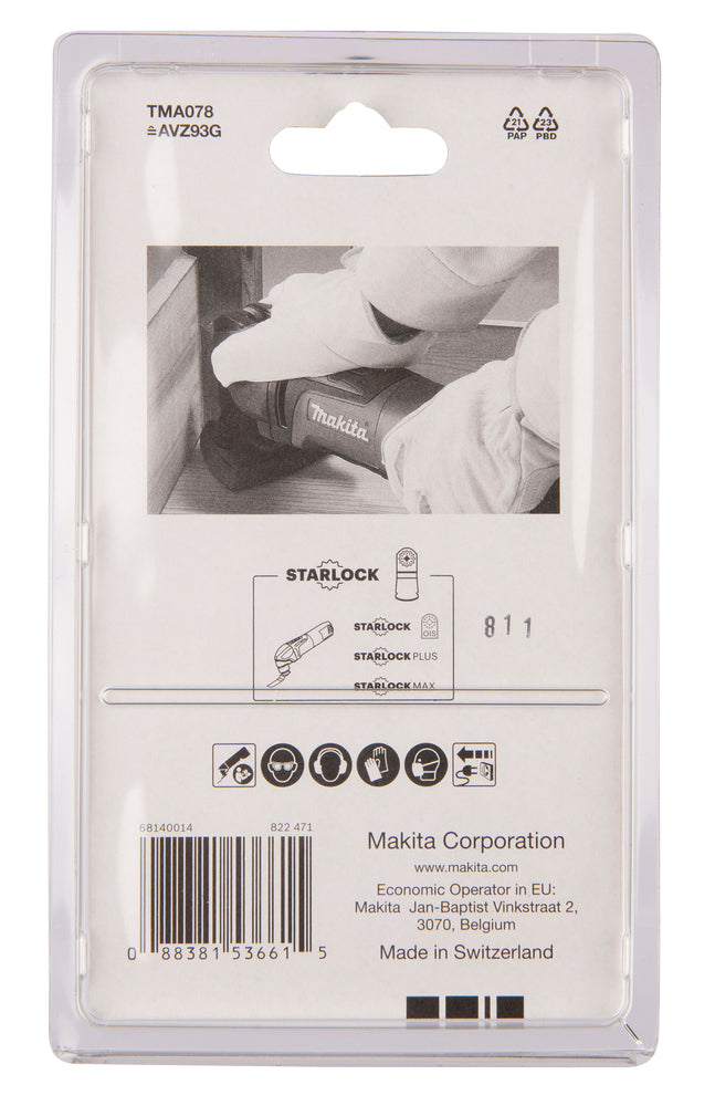 Delta-Schleifplatte Klett TMA078 B-65115