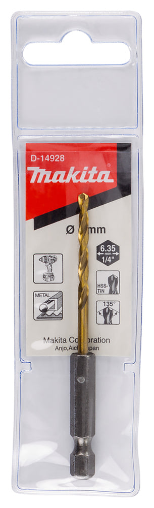 D-14928 HSS TiN Metallbohrer