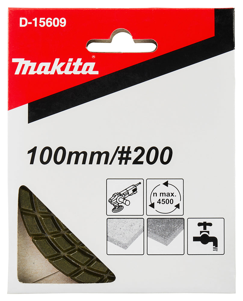 Nass-Dia-Klett-Scheibe 100 mm K200 D-15609