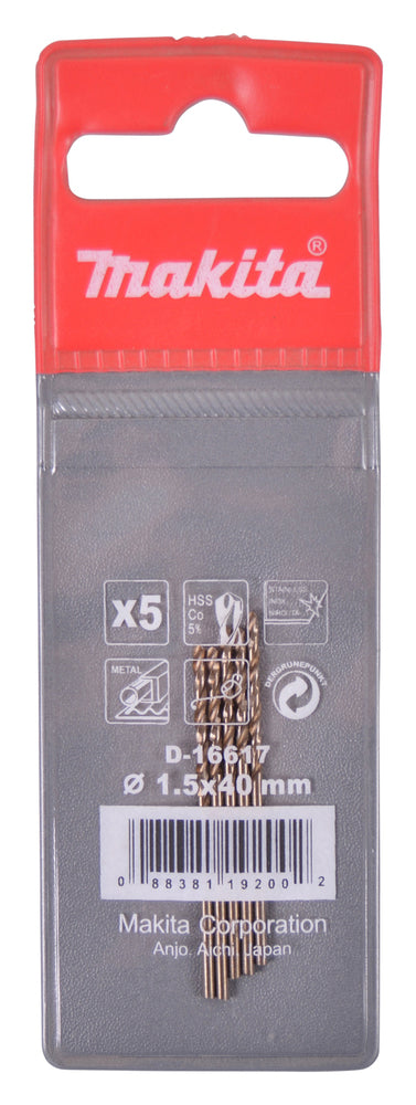 D-16617 Bohrer 1,5mm HSS-Co