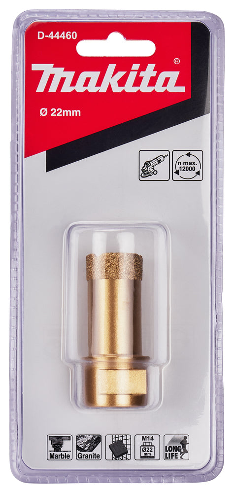 Diamant-Hohlbohrkrone 22 mm D-44460