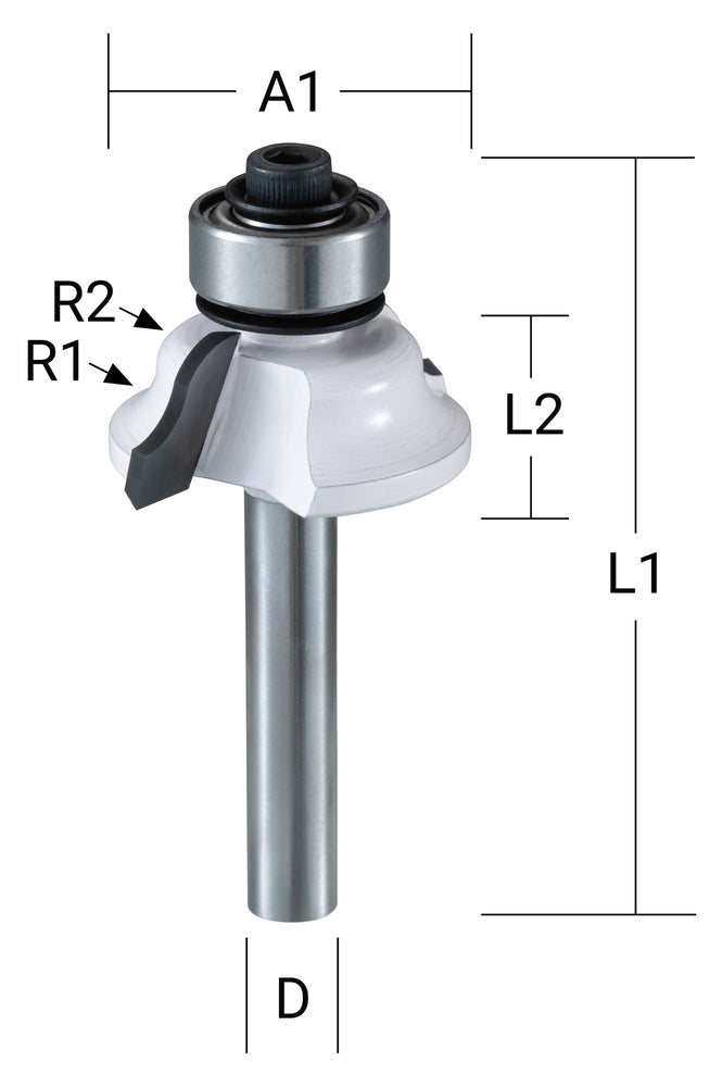 Profilfräser römisch 28,6 mm D-48810