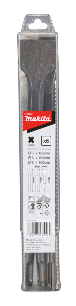 D-58920 SDS-PLUS Bohrer/Meißel-Set