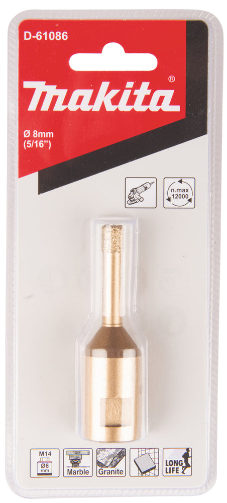 D-61086 Diamant-Hohlbohrkrone 8 mm