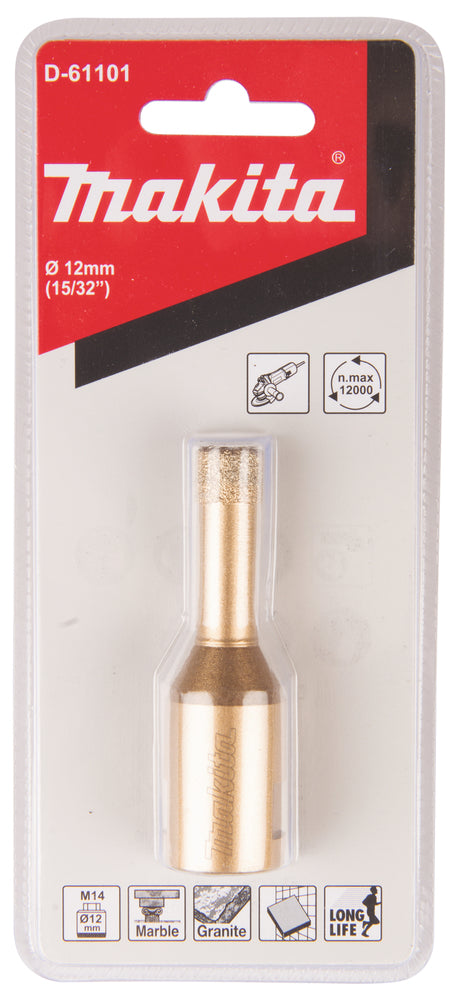 Diamant-Hohlbohrkrone 12 mm D-61101