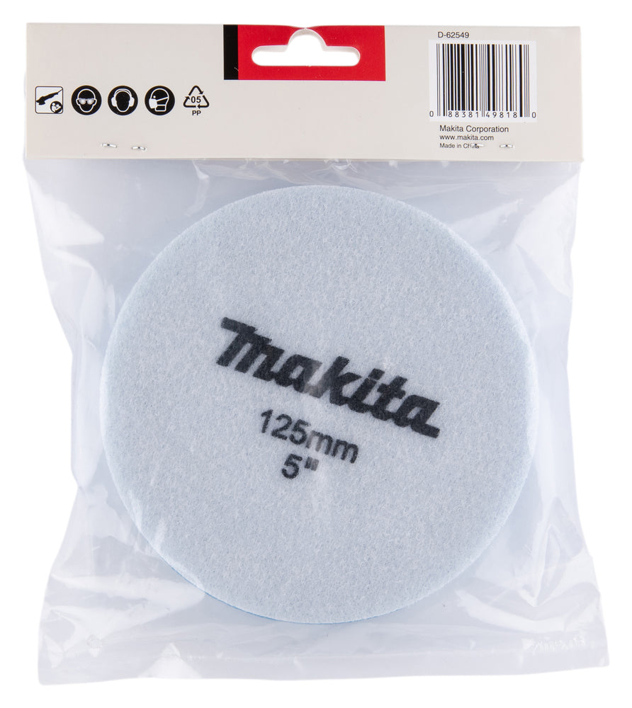 D-62549 Polierpad blau Ø 125 mm