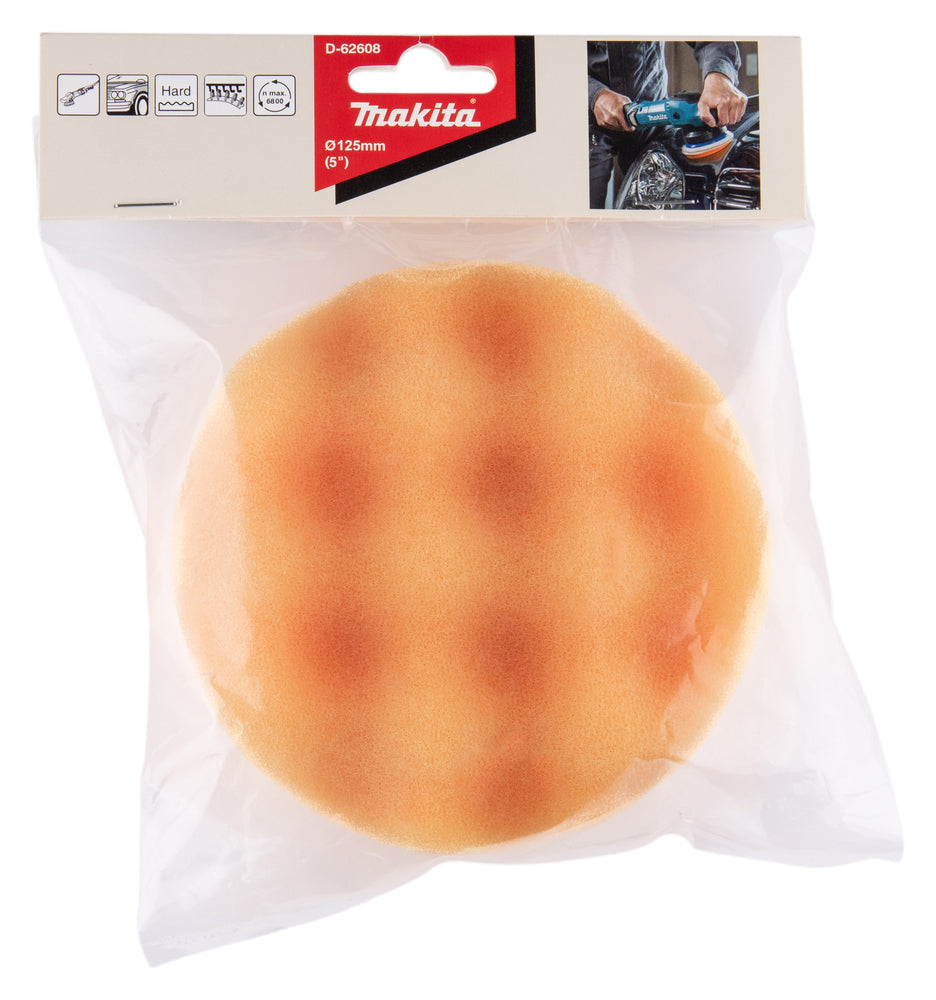 Polierpad orange Ø 125 mm D-62608