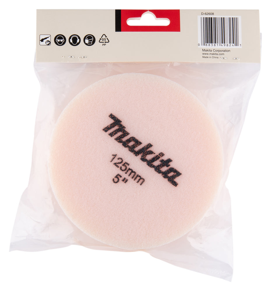 Polierpad orange Ø 125 mm D-62608