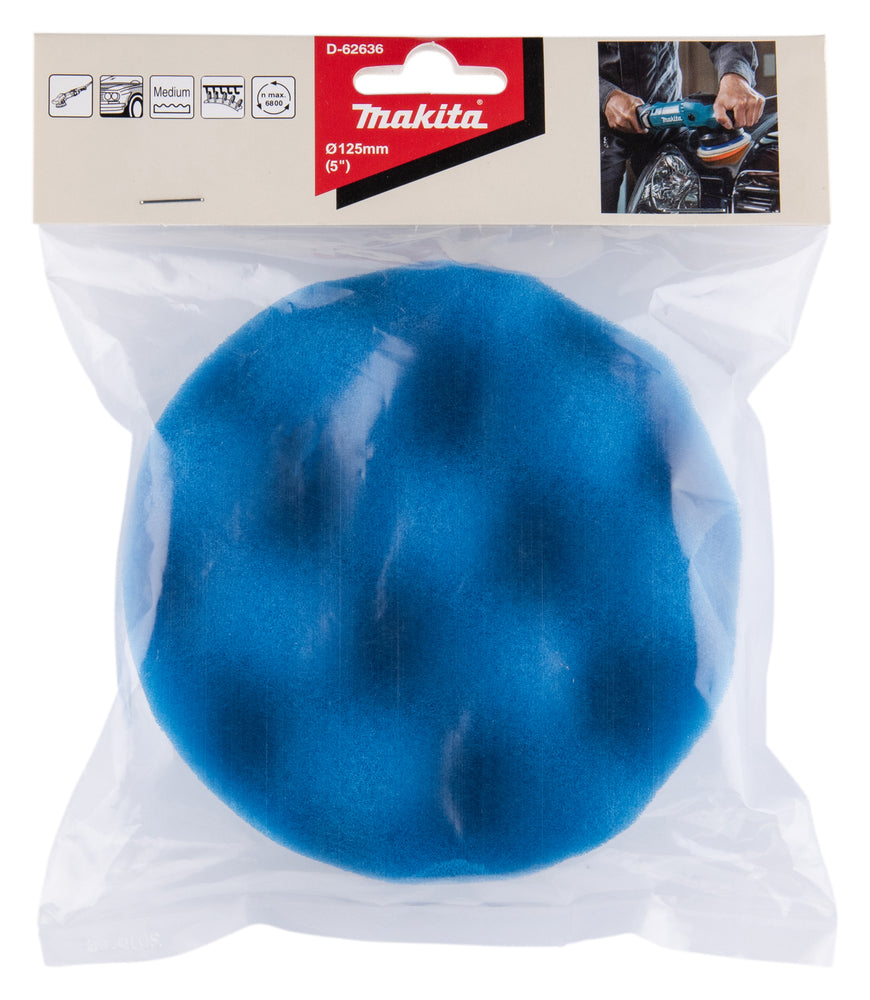 Polierpad blau Ø 125 mm D-62636