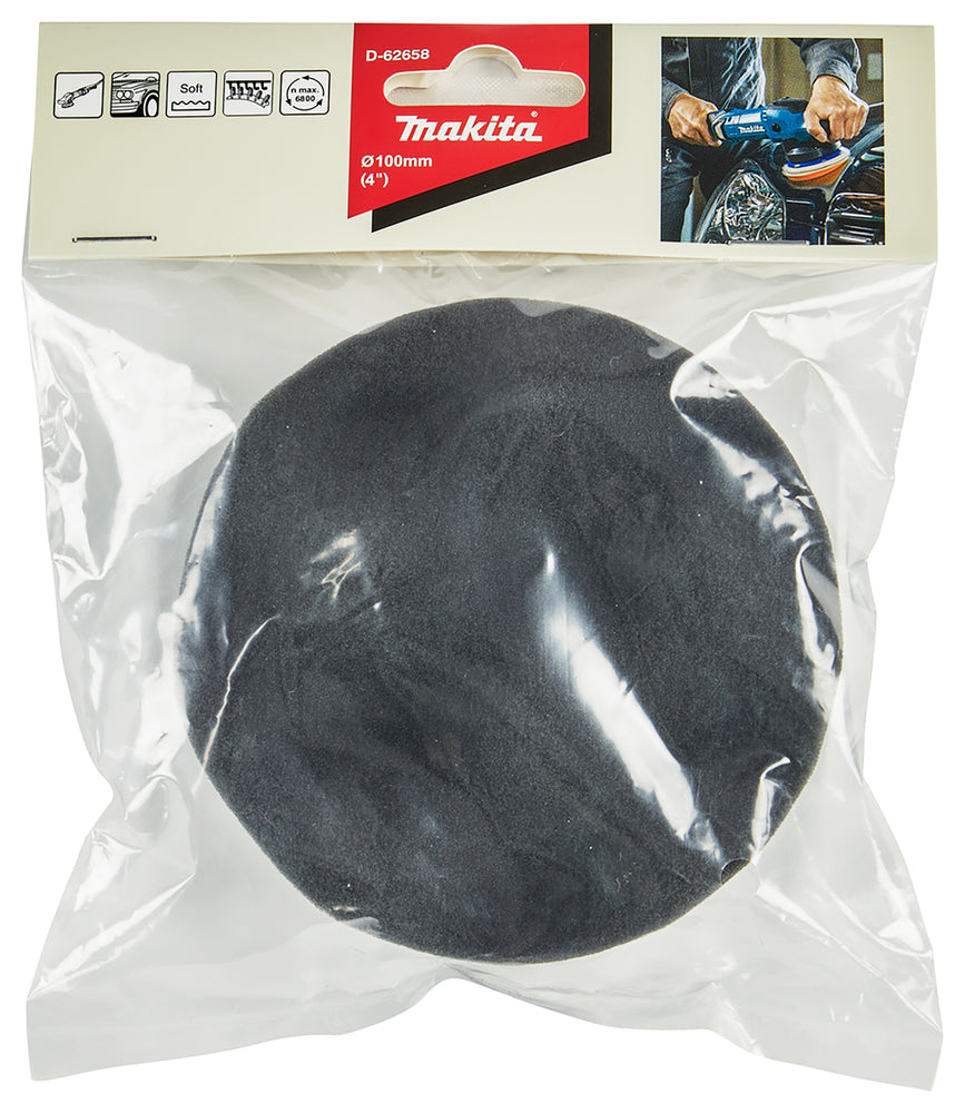 Polierpad schwarz Ø 100 mm D-62658