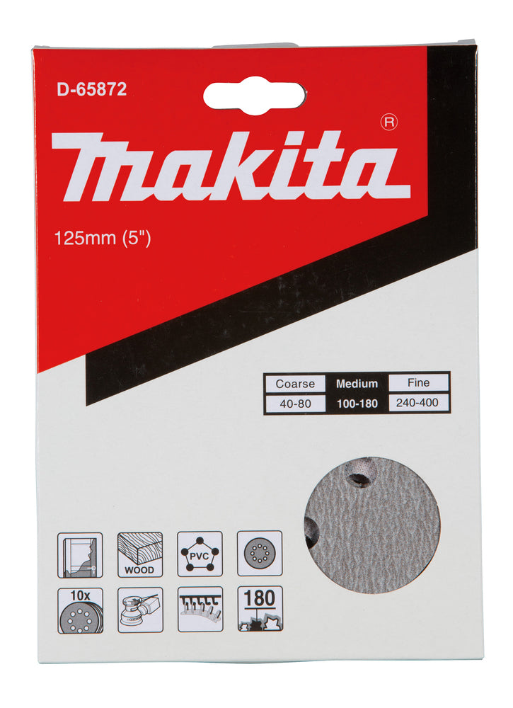 D-65872 Schleifscheibe P180 125mm Klett