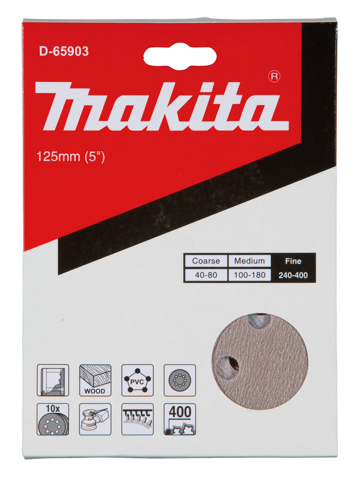 D-65903 Schleifscheibe P400 125mm Klett