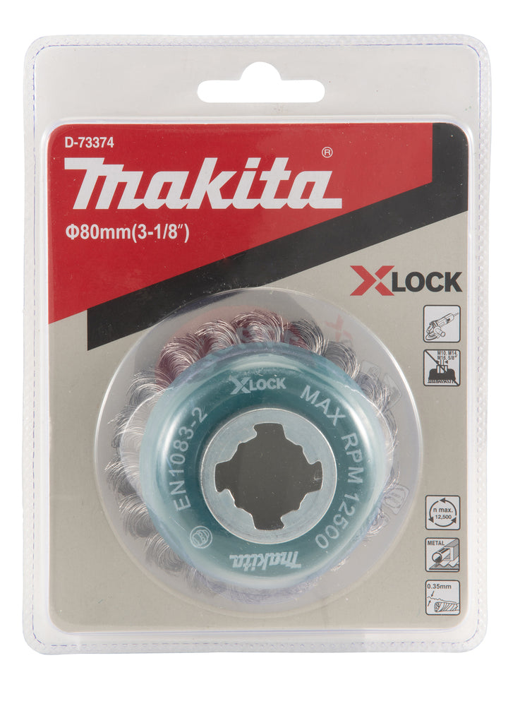 D-73374 Topfbürste 80mm X-LOCK