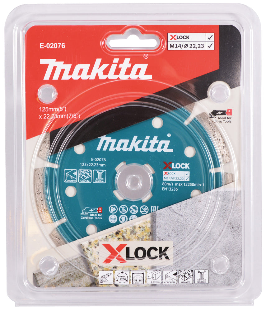Diamanttrennscheibe X-LOCK 125mm E-02076