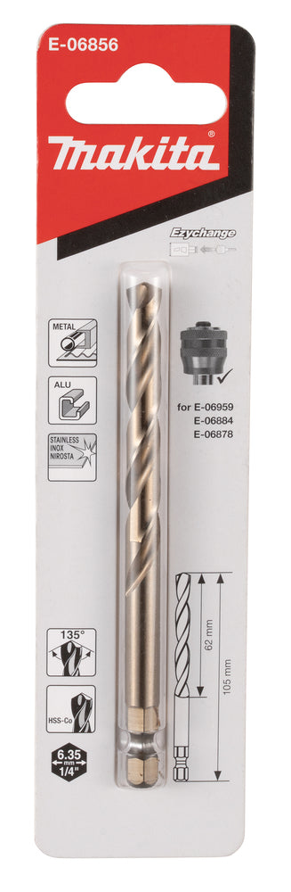 E-06856 EZYCHANGE TCT HSS-Co Zentrierbohrer