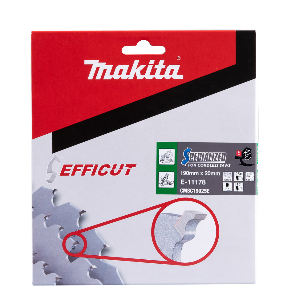 Sägeblatt 190x1,85x20, 25Z EFFICUT E-11178