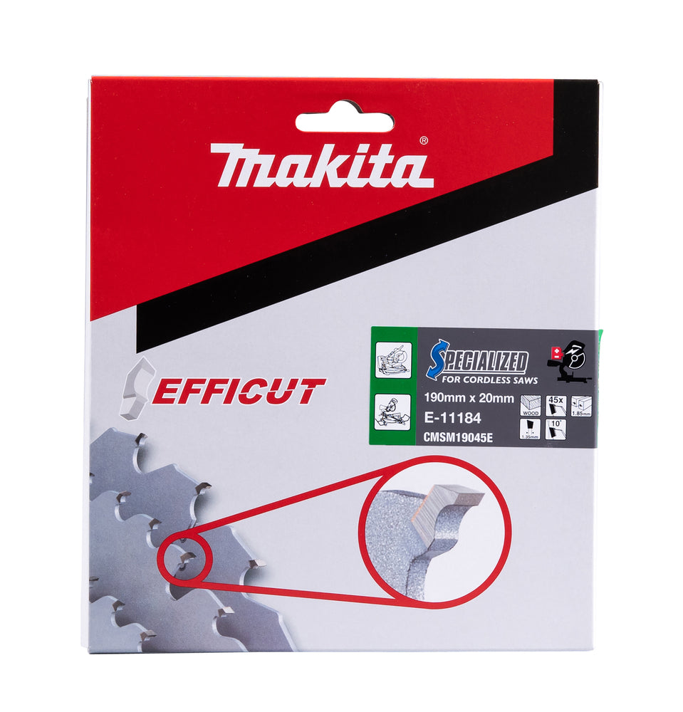 Sägeblatt 190x1,85x20, 45Z EFFICUT E-11184