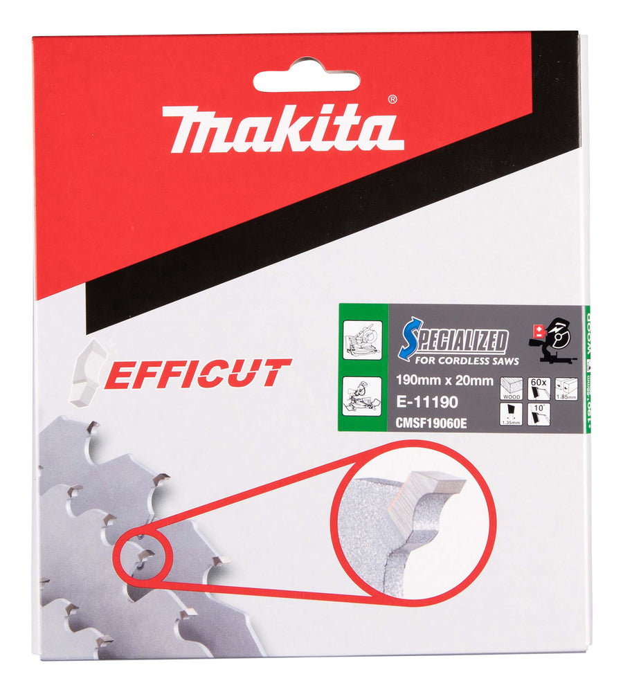 Sägeblatt 190x1,85x20, 60Z EFFICUT E-11190