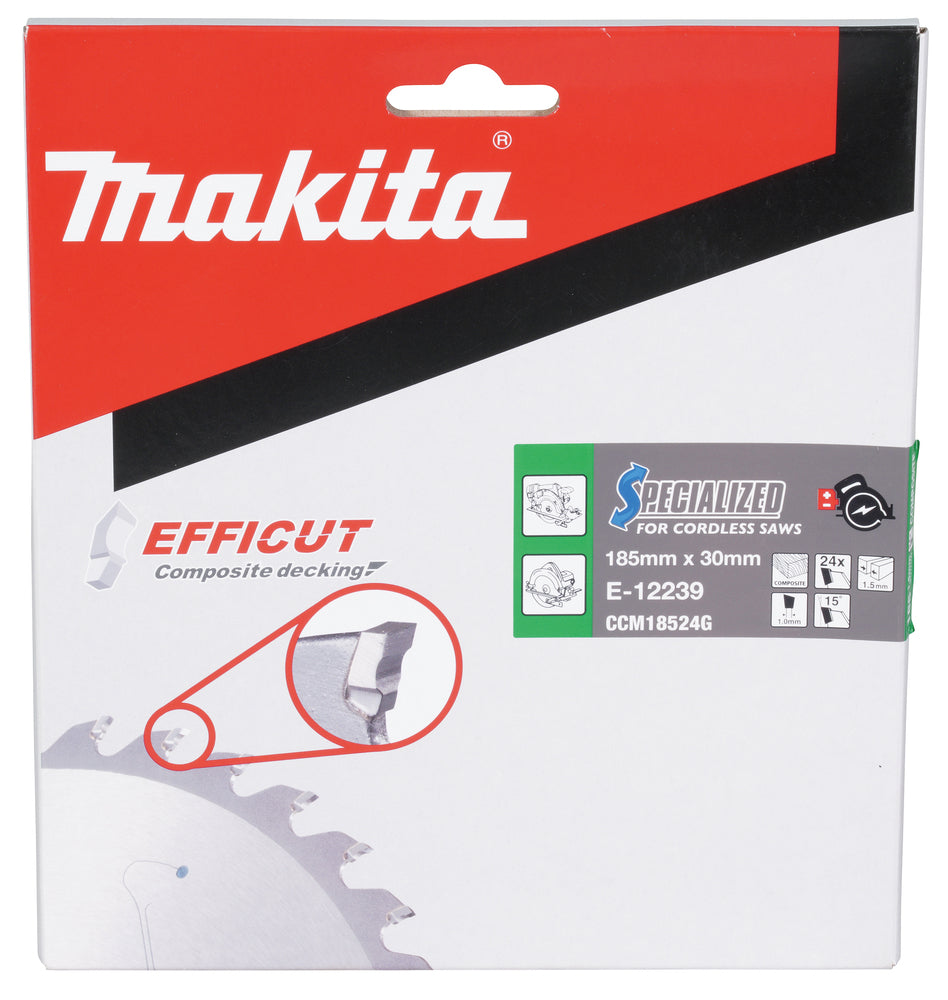 Sägeblatt 185x1,5x30, 24Z EFFICUT E-12239
