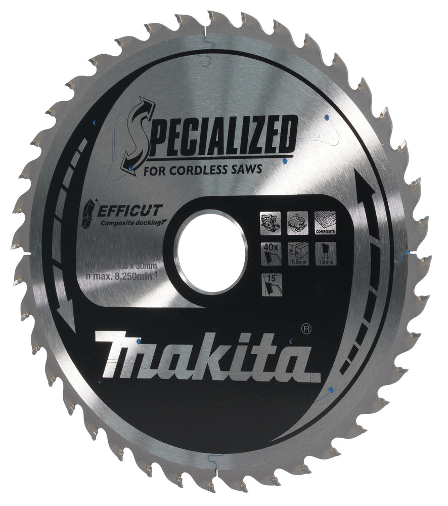 Sägeblatt 185x1,5x30, 40Z EFFICUT E-12245