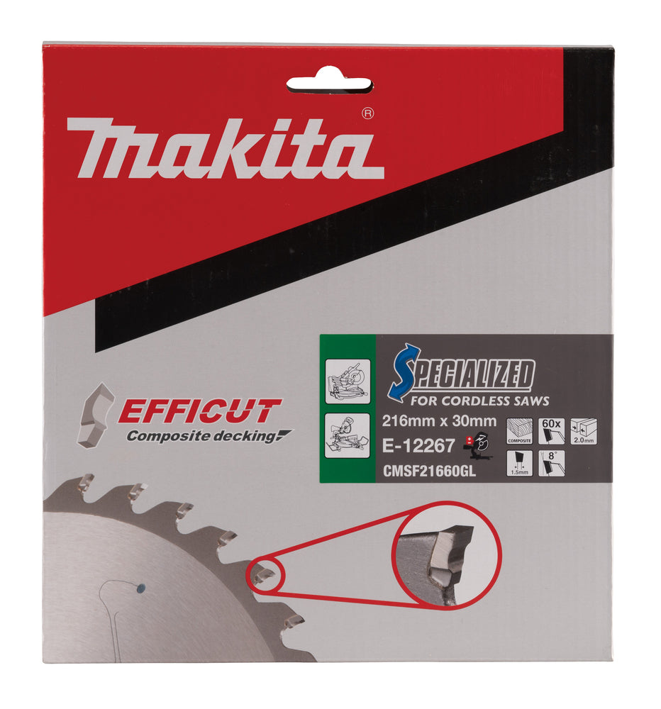 Sägeblatt 216x2,0x30, 60Z EFFICUT E-12267