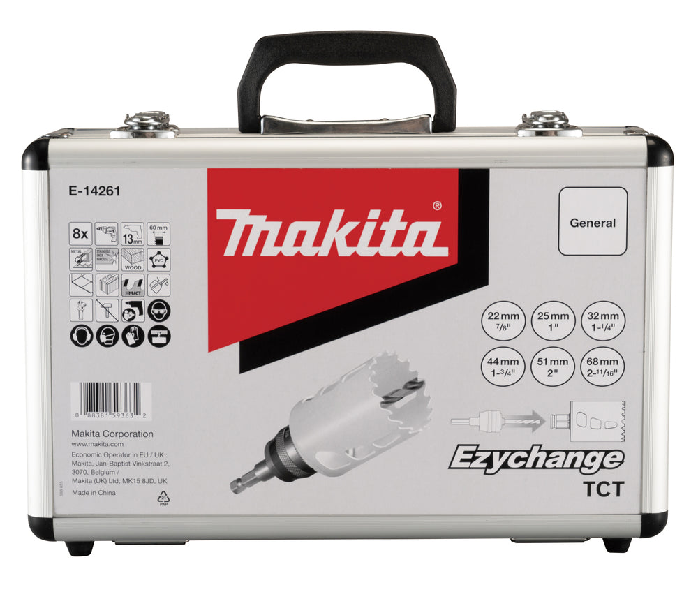 E-14261 EZYCHANGE TCT Lochsägen-Set 8-teilig