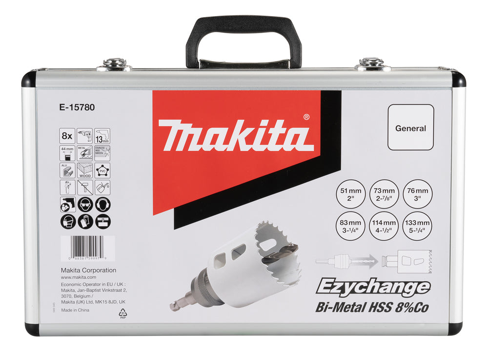 EZYCHANGE Lochsägen-Set universal 8-teilig HSS-BiM E-15780